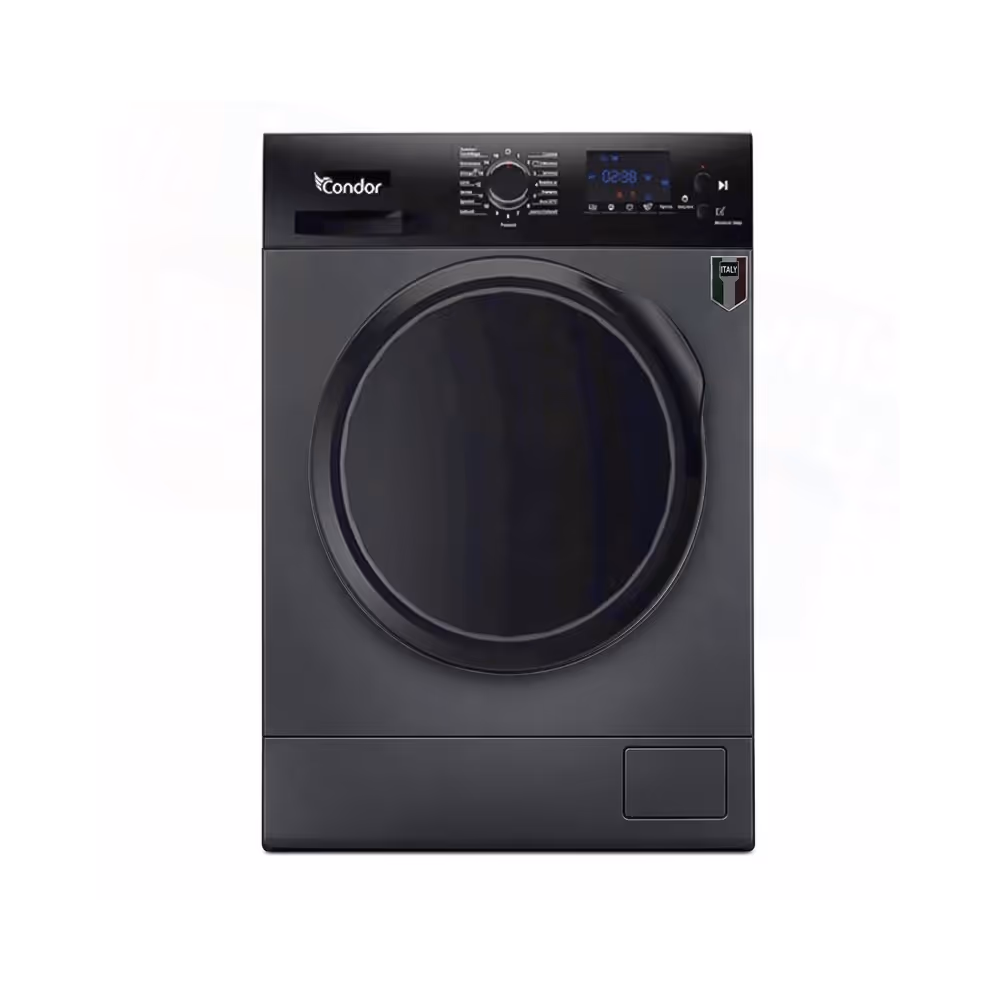 Lave linge Frontale CONDOR 8 KG CON-F812DS 1200 Trs - Dark Silver