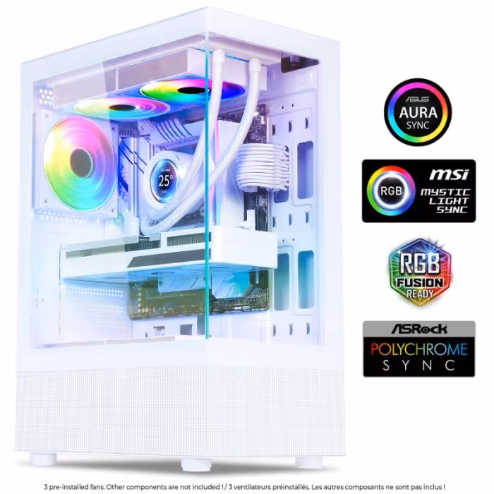 Boitier Gamer Spirit of Gamer Spectra Artic ARGB - Blanc 5
