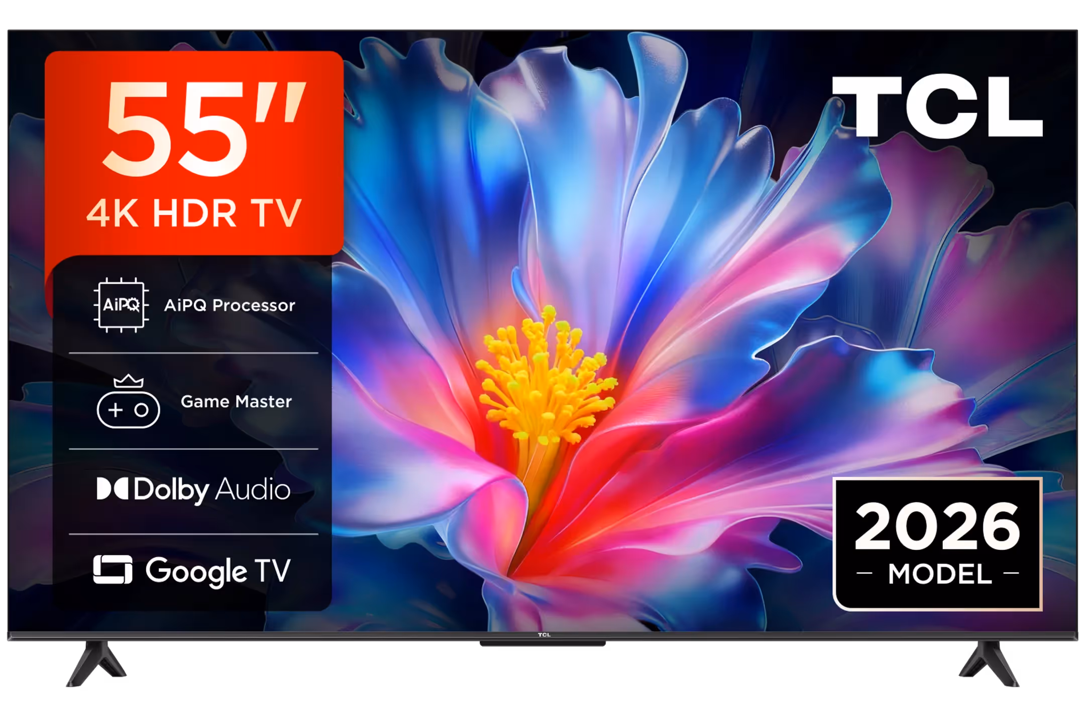 TV TCL P6L 55" 4K UHD Smart Google Tv - Noir