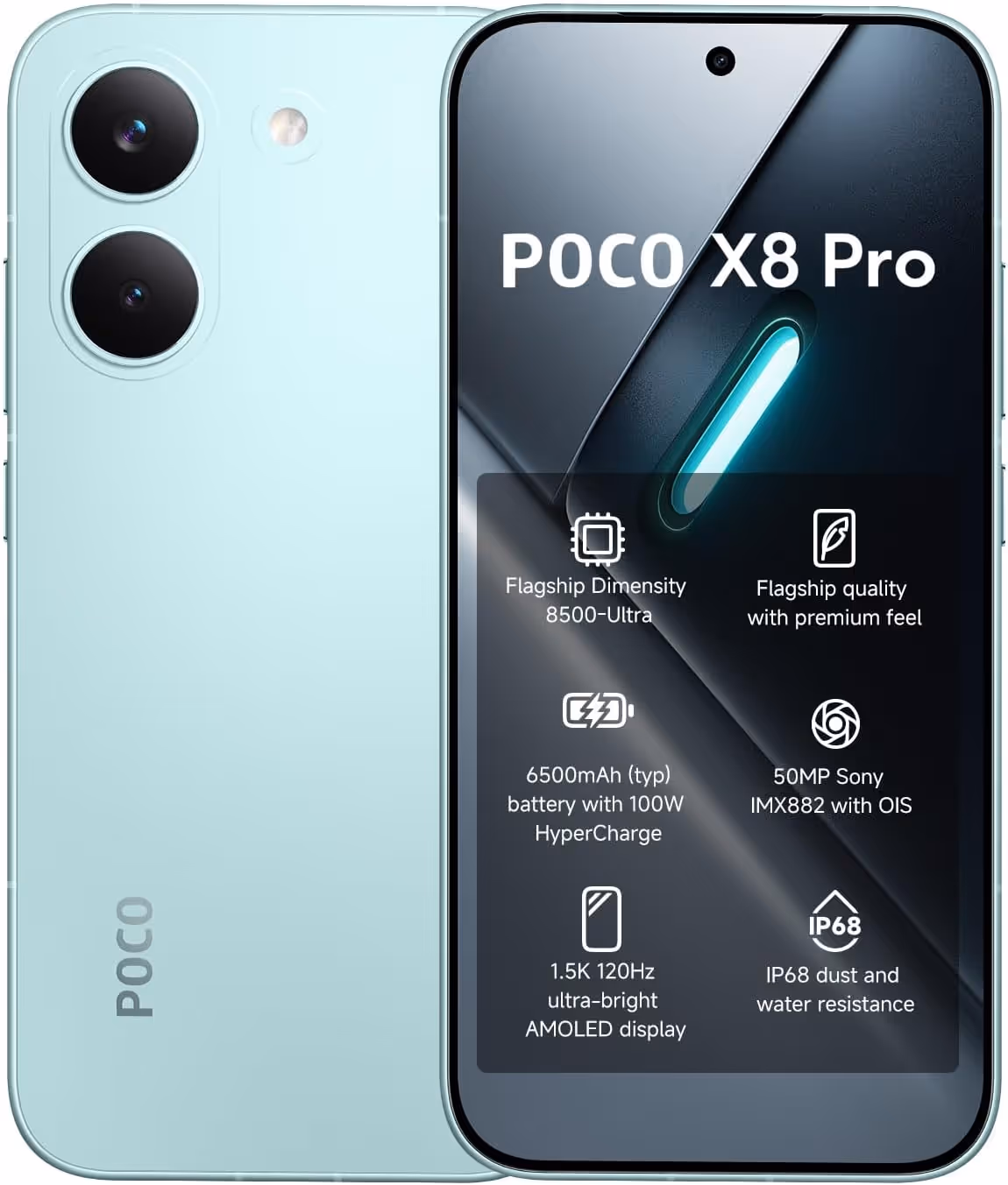 Smartphone POCO X8 Pro 12GO 512GO - Vert