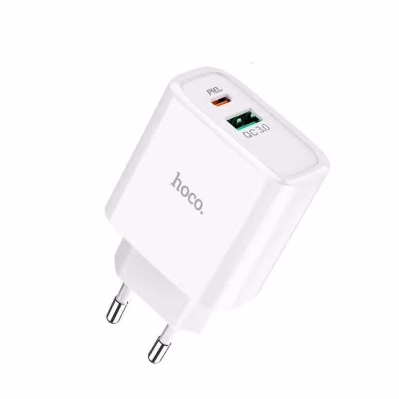 Adaptateur de Charge HOCO C80A Rapide 20W - Blanc