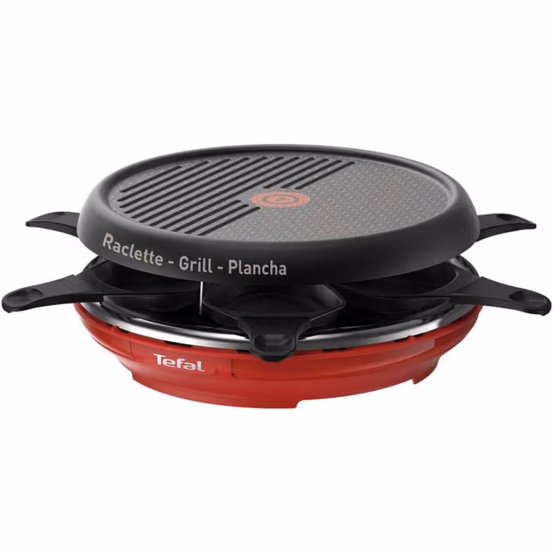Appareil à Raclette Colormania 3 en 1 TEFAL RE12A512 - Rouge