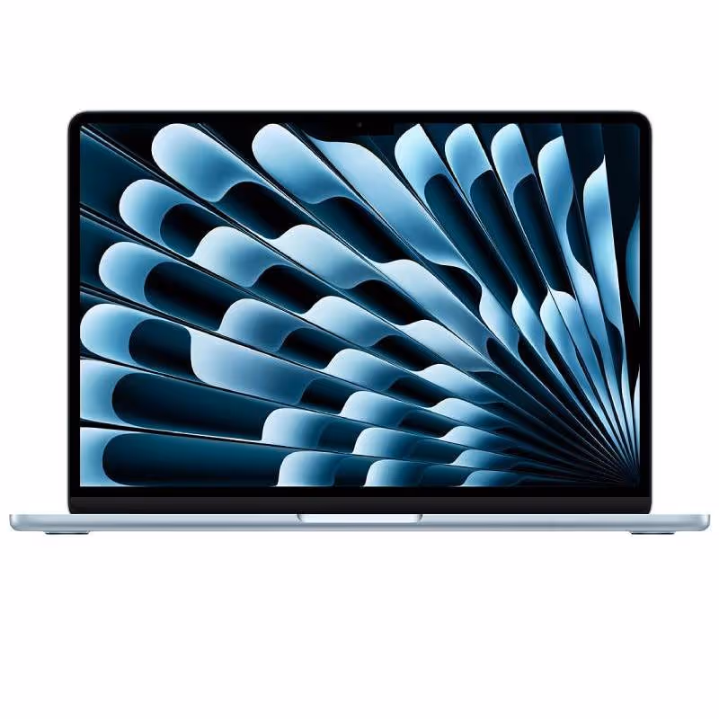 Apple - 15" MacBook Air M4 (2025) MC7D4FN/A 24Go 512 Go - Bleu ciel 9