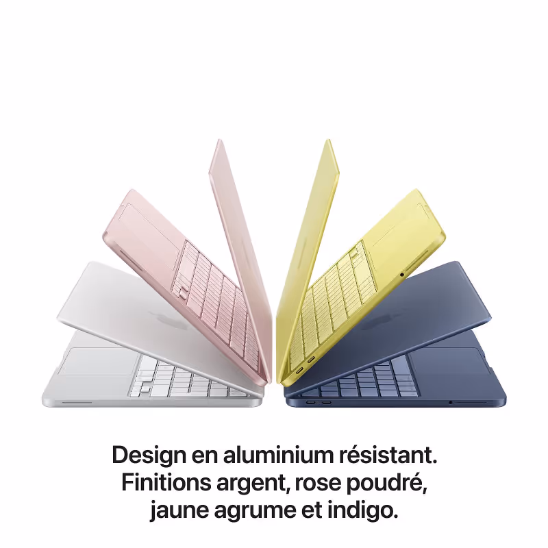 Apple - 13" MacBook Neo A18 Pro Avec Touch ID 8 Go 512 Go SSD Sans Adaptateur - Indigo Bleu  5