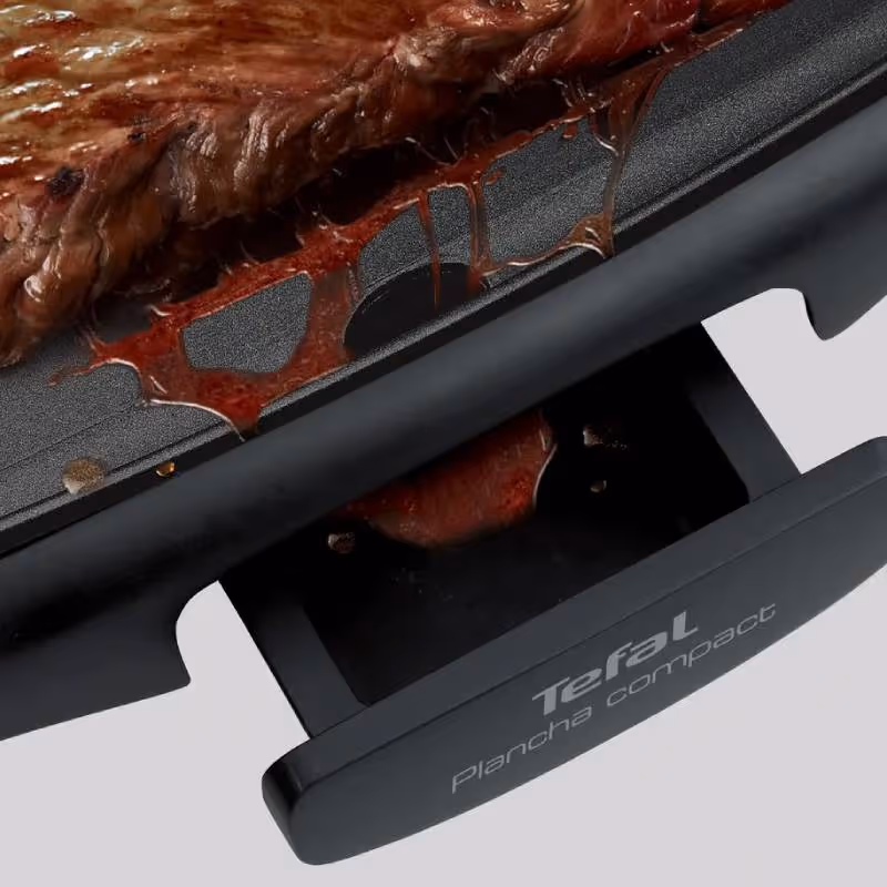 Barbecue Électrique TEFAL Plancha Compact CB500512 1800W - Noir 5