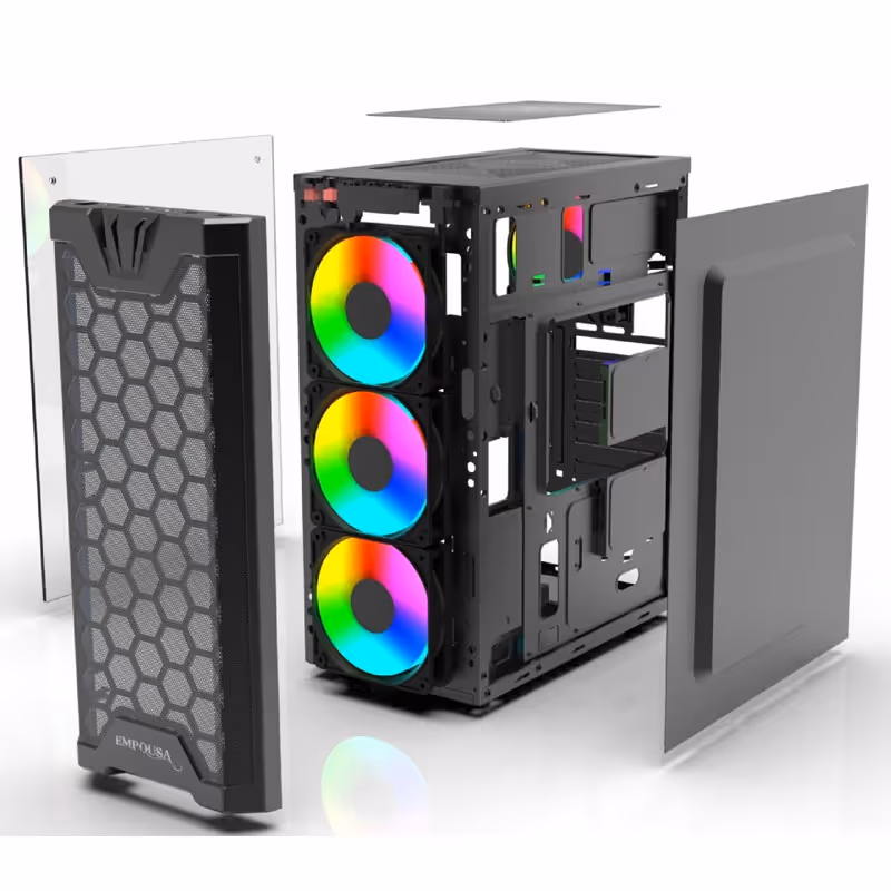 Boîtier Pc Gamer INCA EMG-15XB - Noir 5