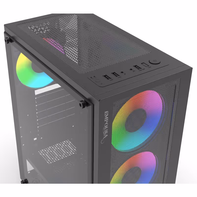 Boîtier Pc Gamer INCA EMG-15XN - Noir 5