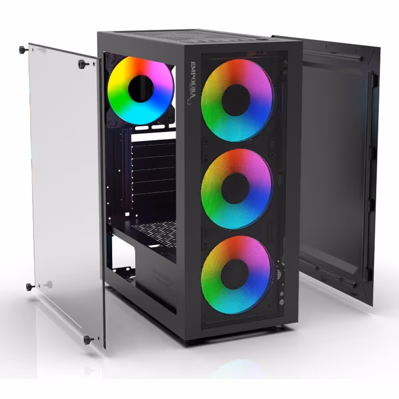 Boîtier Pc Gamer INCA EMG-15XN - Noir 6