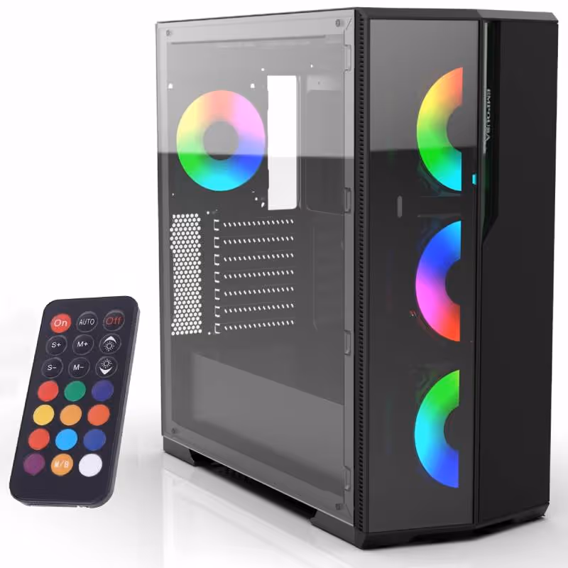 Boîtier Pc Gamer INCA EMG-17XN - Noir 6
