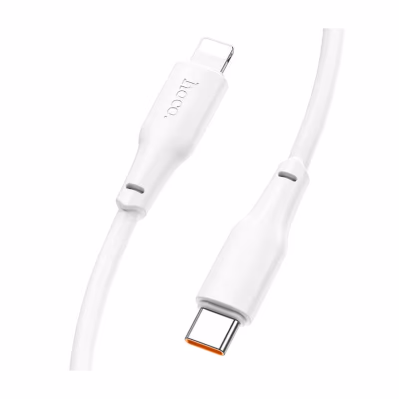 Câble Chargeur Hoco X96 240W Type-C Vers Lightning - Blanc