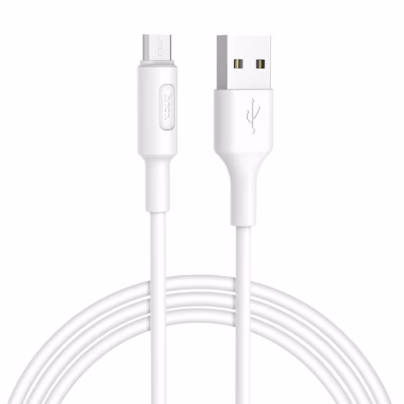 Câble De Charge HOCO X25 Micro USB - Blanc
