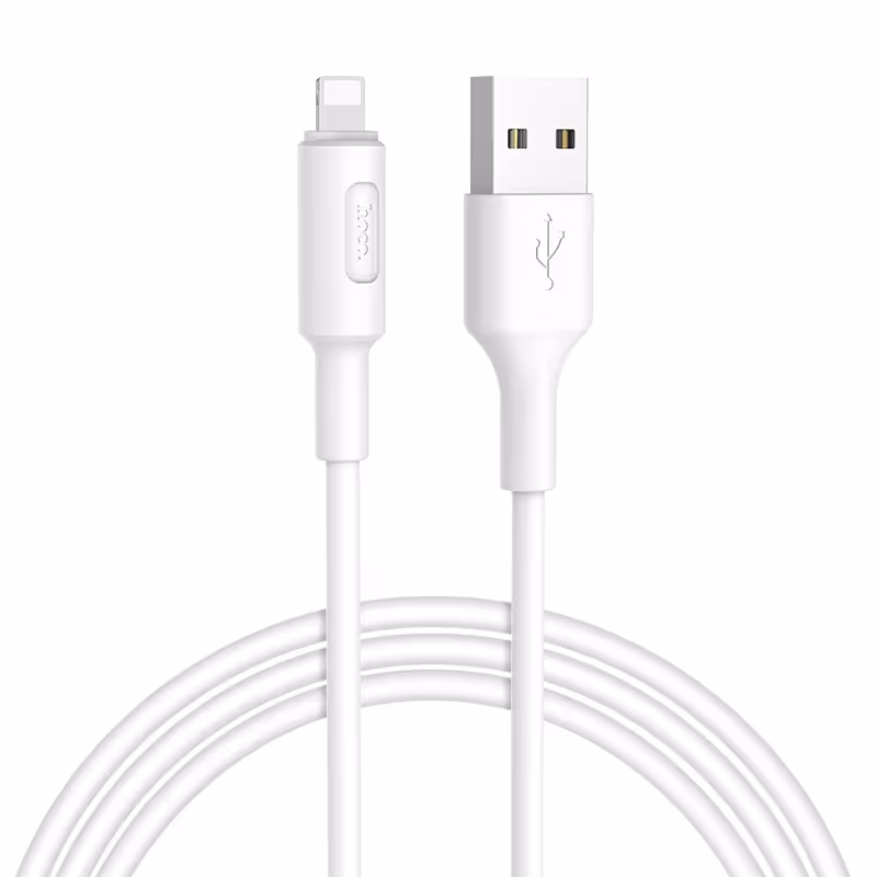 Câble De Charge HOCO X25 USB Vers Lightning - Blanc