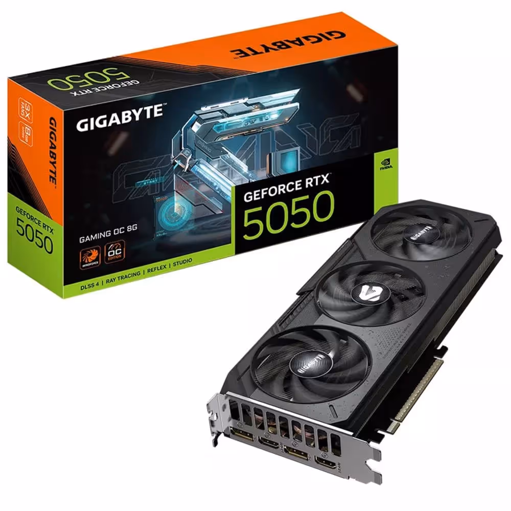 Carte Graphique Gigabyte GeForce RTX 5050 Gaming OC 8Go GDDR6