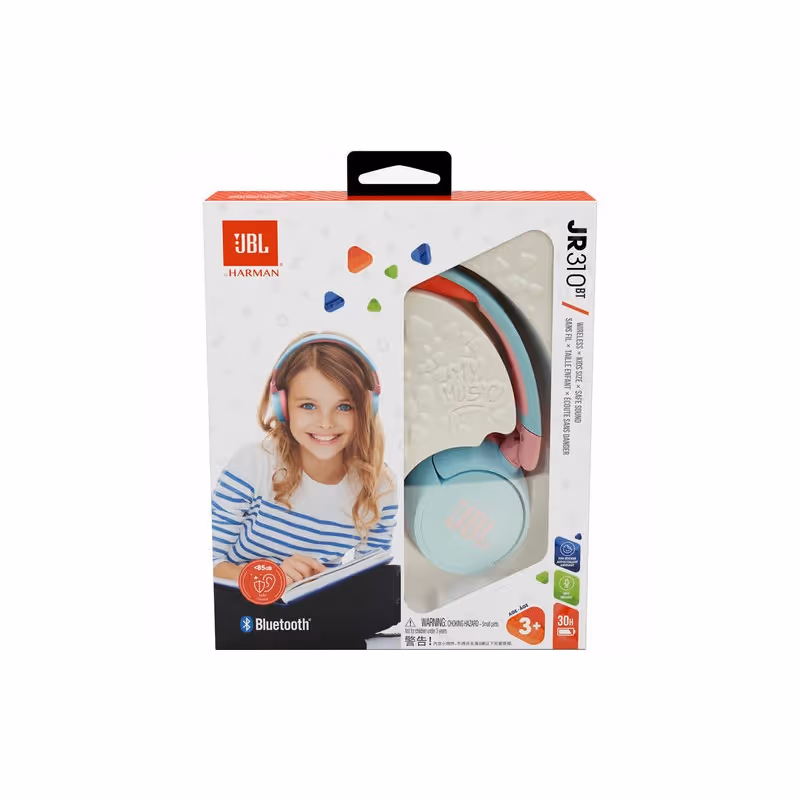 Casque JBL JR 310 BT pour Enfant - Rose&Bleu 7