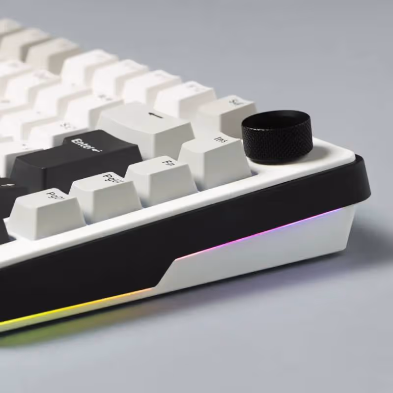 Clavier Sans Fil Gaming G-LAB keys Elite 300 RGB - Blanc et Gris 5