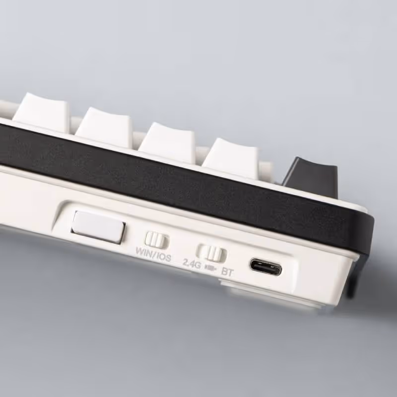 Clavier Sans Fil Gaming G-LAB keys Elite 300 RGB - Blanc et Gris 6
