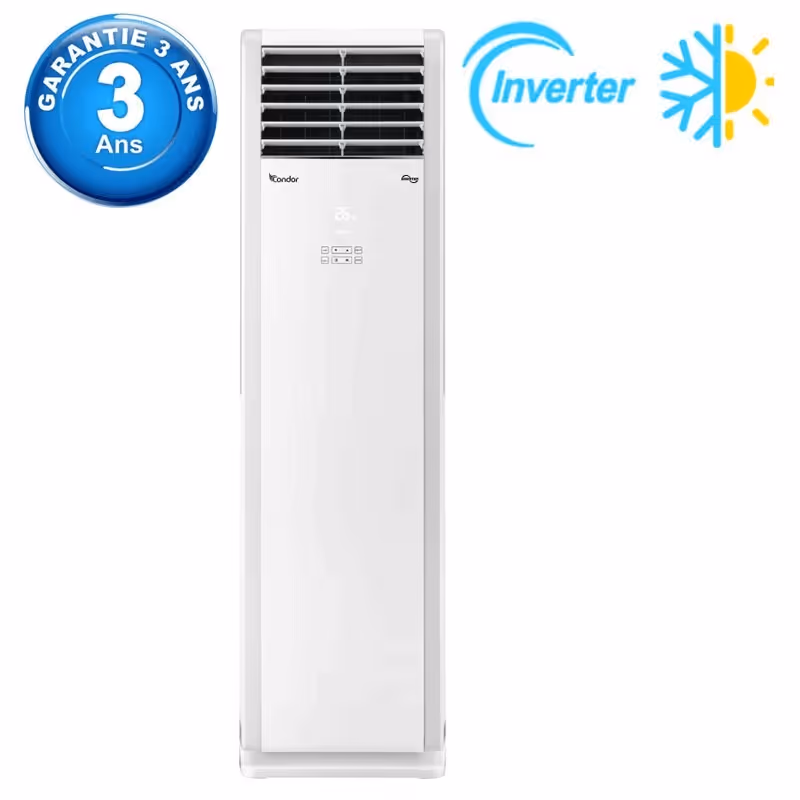 Climatiseur Armoire CONDOR 60000 BTU E6IT3 Inverter - Blanc