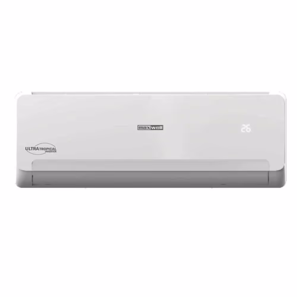 Climatiseur Maxwell 12000 BTU Inverter Ultra Tropical Chaud Froid - Blanc