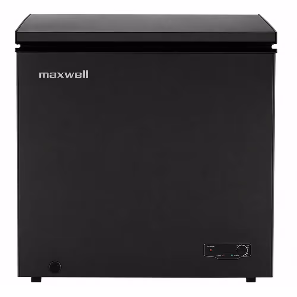  Congélateur Horizontal Maxwell MAX-CHDF270GN 270 Litres avec Porte Vitrée Intérieur- Noir