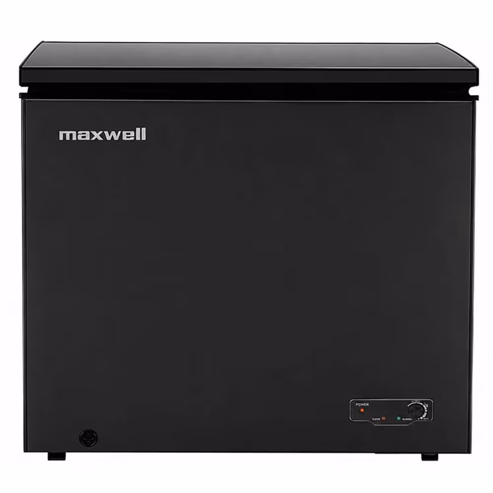 Congélateur Horizontal Maxwell MAX-CHDF330 330 Litres avec Porte Vitrée Intérieur - Noir