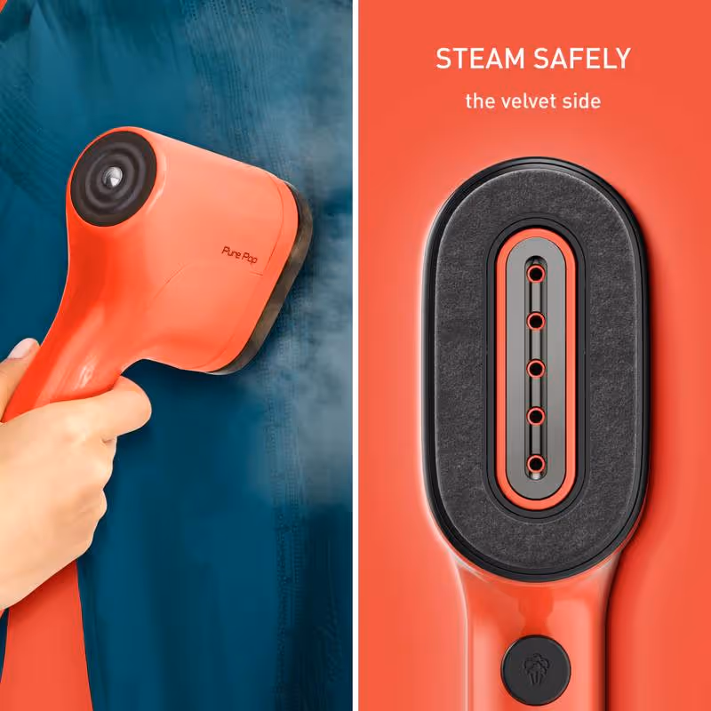 Défroisseur A Main TEFAL DT2022 Pure Pop 1300W - Orange 5