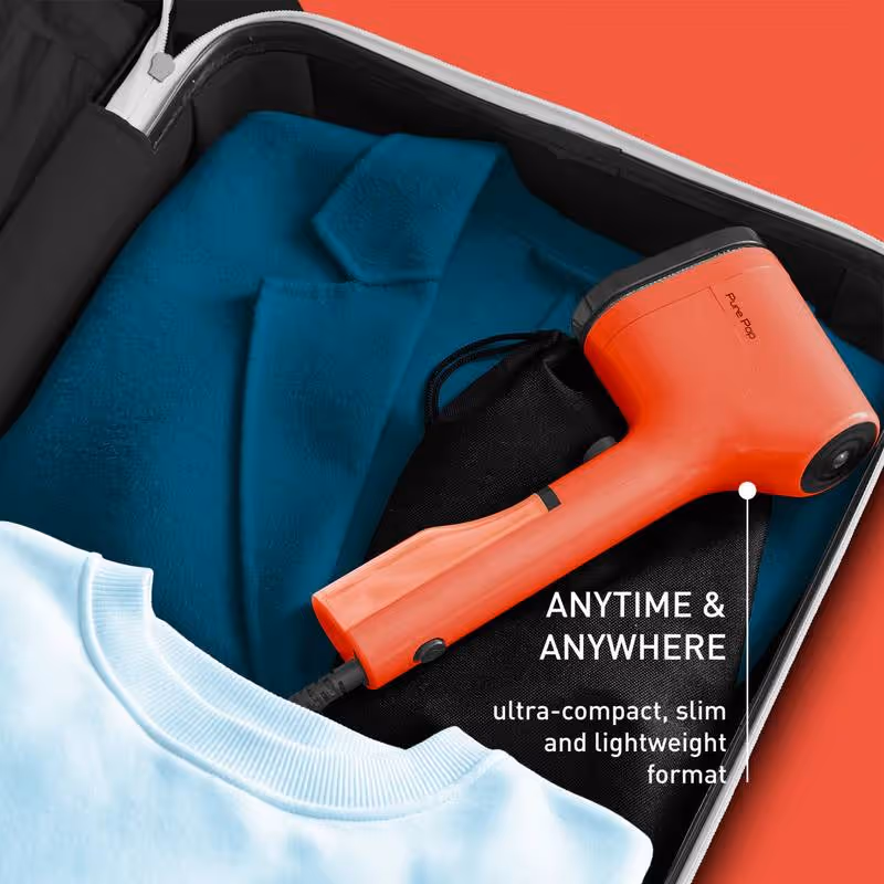 Défroisseur A Main TEFAL DT2022 Pure Pop 1300W - Orange 6