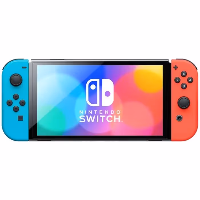 Console Nintendo Switch - Modèle OLED • Bleu Néon & Rouge Néon 5
