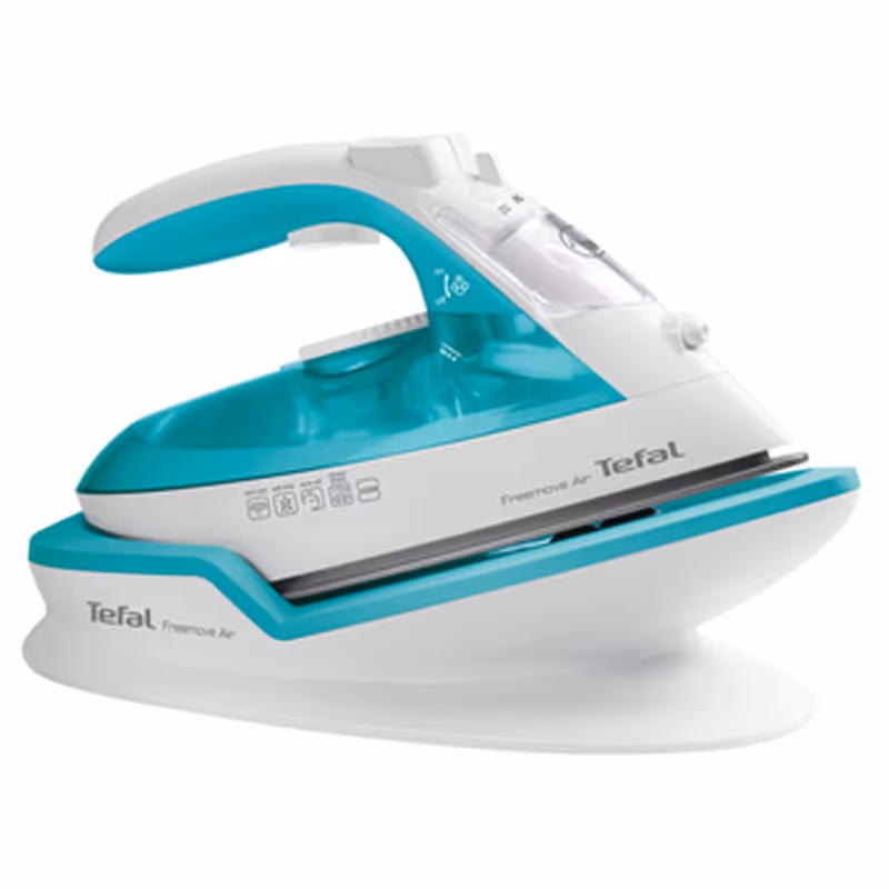 Fer à Vapeur Sans Fil TEFAL Freemove Air FV6520 2400W - Bleu&Blanc