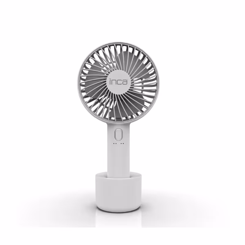 Mini Ventilateur Portable Rechargeable Inca FMI-12B – Blanc