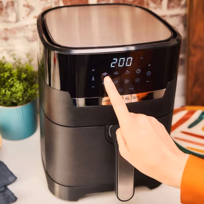 Friteuse Grill Sans Huile 2EN1 MOULINEX EZ505810 4.2 L - Noir 6