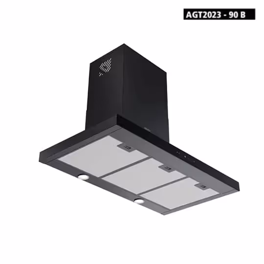 Hotte Décorative AGT2023-90B INFINITY 90CM - Noir