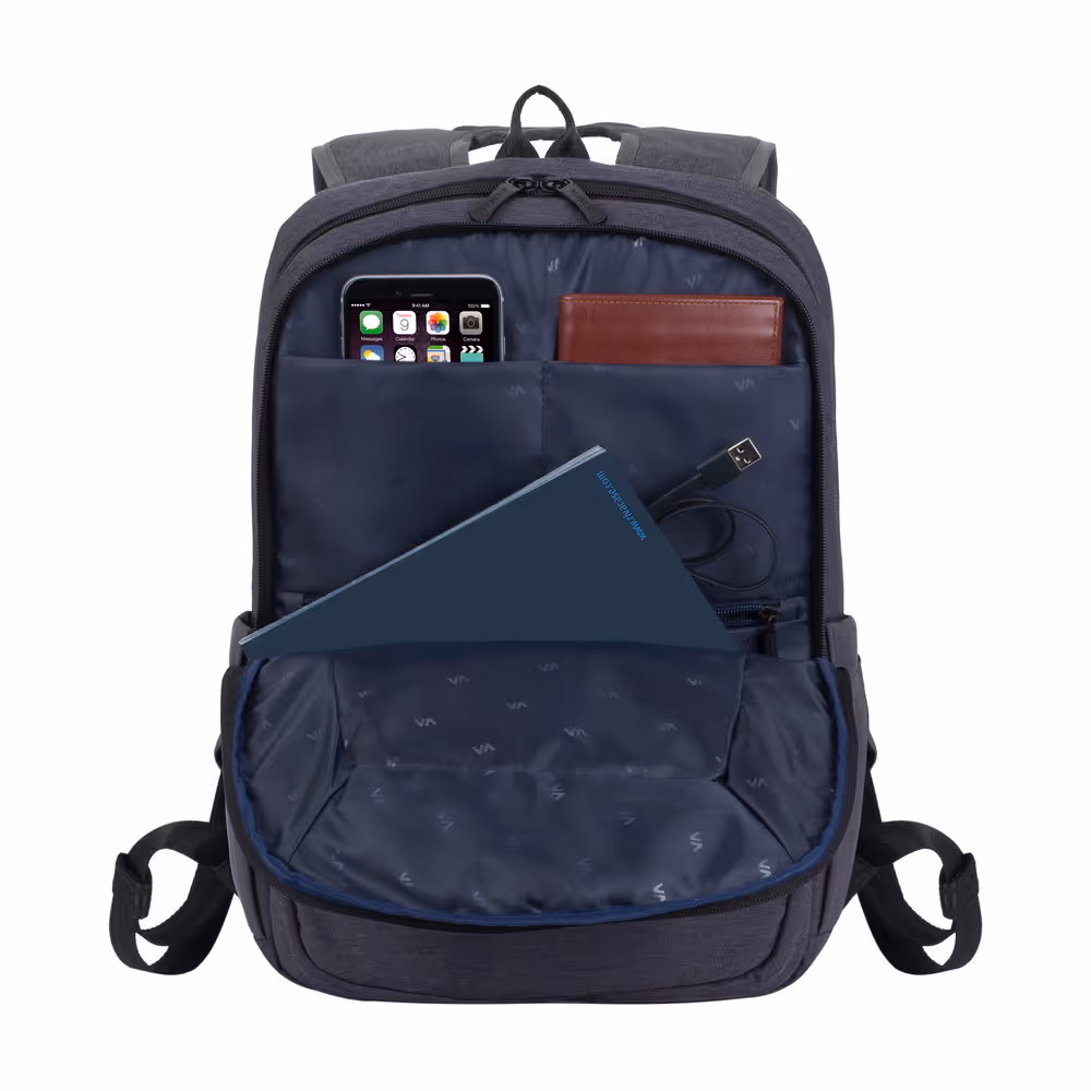 Sac à Dos RIVACASE Pour Ordinateur Portable 7760 - 15,6 ''- Noir 6