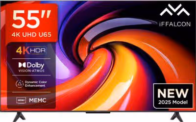 Tv Iffalcon U65 55" 4k UHD Smart Tv - Noir