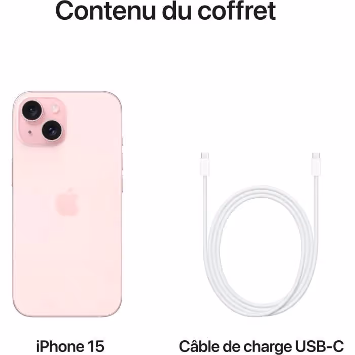 iPhone 15 256Go - Rose 9
