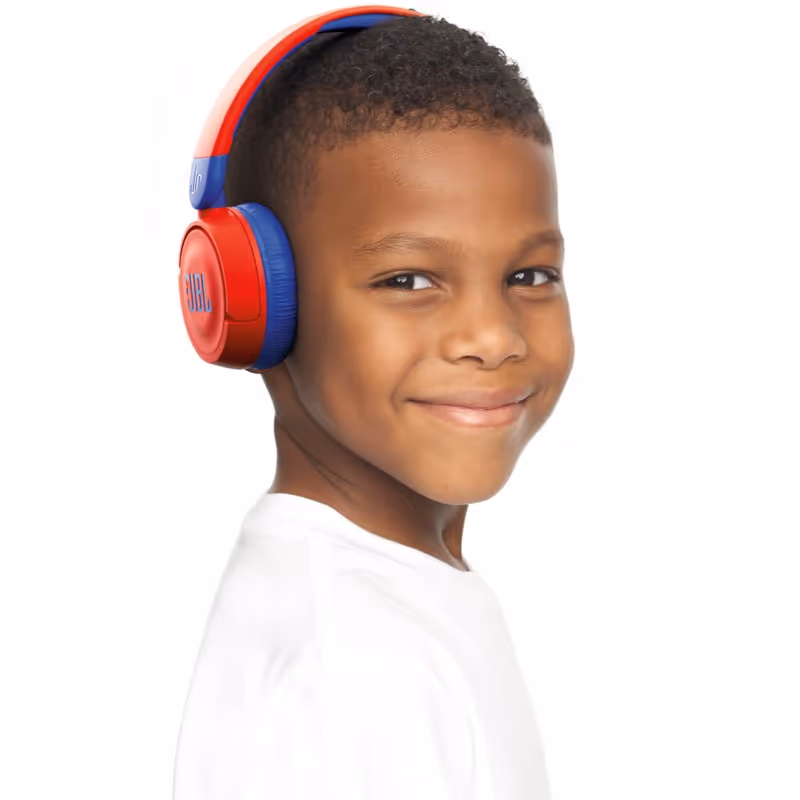 Casque JBL JR 310 BT pour Enfant - Bleu & Rouge 6
