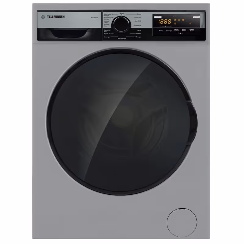 Lave Linge Séchante TELEFUNKEN Mach9-WD1461S 9Kg - Silver