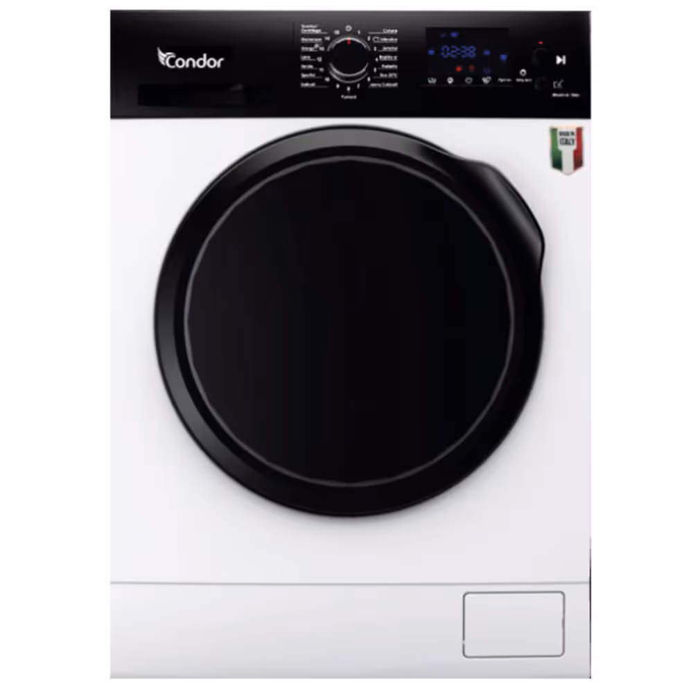 Lave linge Frontale CONDOR 8 KG CON-F812D 1200 Trs - Blanc
