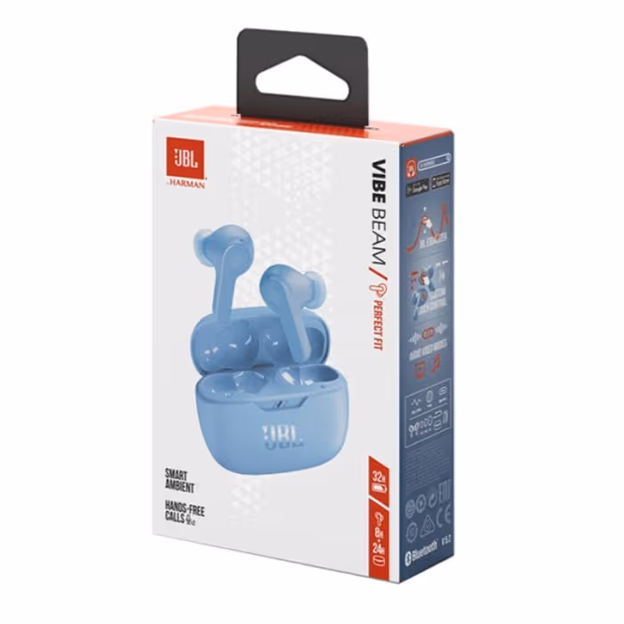 Écouteur sans fil JBL Wave Beam - Bleu 6