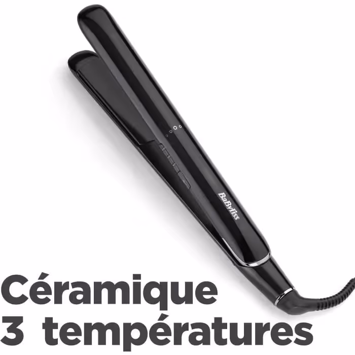 Lisseur BABYLISS ST255E Steek Finish - Noir  7