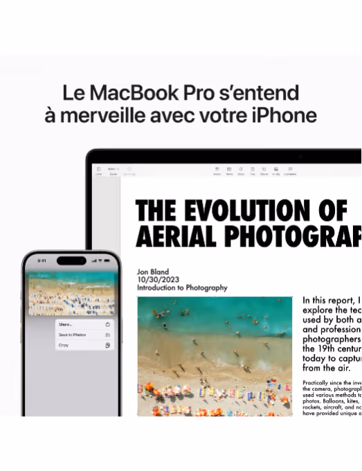 Apple - 14" - MacBook M3 Pro - RAM 18Go - Stockage 512Go - Gris sidéral - Azerty 5