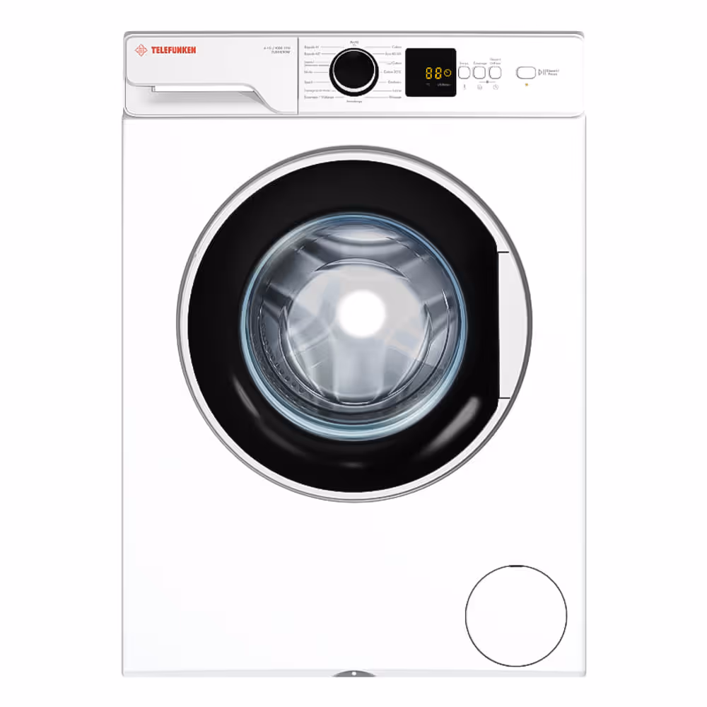 Lave Linge TELEFUNKEN INVERTER 6KG - Blanc