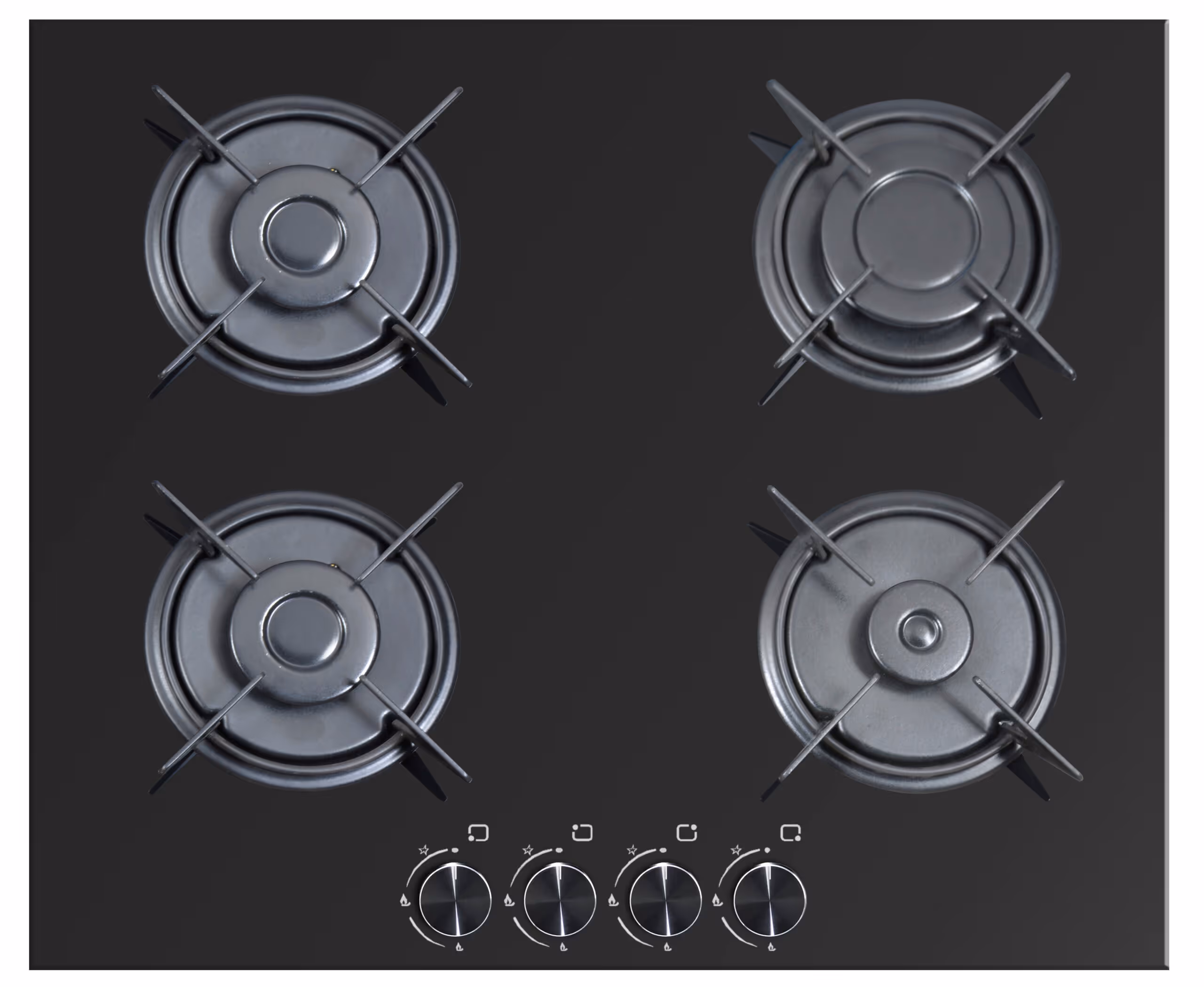 Plaque De Cuisson Encastrable Maxwell  MAX-P6TFG - Noir