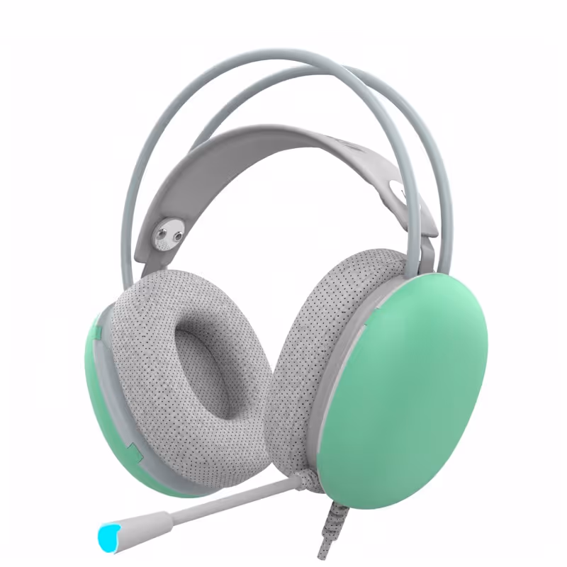 Micro Casque Gamer Filaire INCA IGK-X8Y RGB - Blanc 5