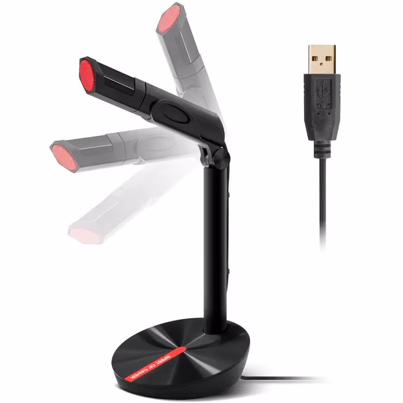 Microphone Spirit of Gamer EKO - Noir & Rouge 5