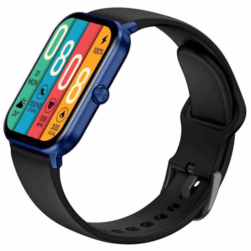 MONTRE CONNECTÉE KIESLECT SMART CALLING WATCH KS MINI - NOIR ET BLEU 5