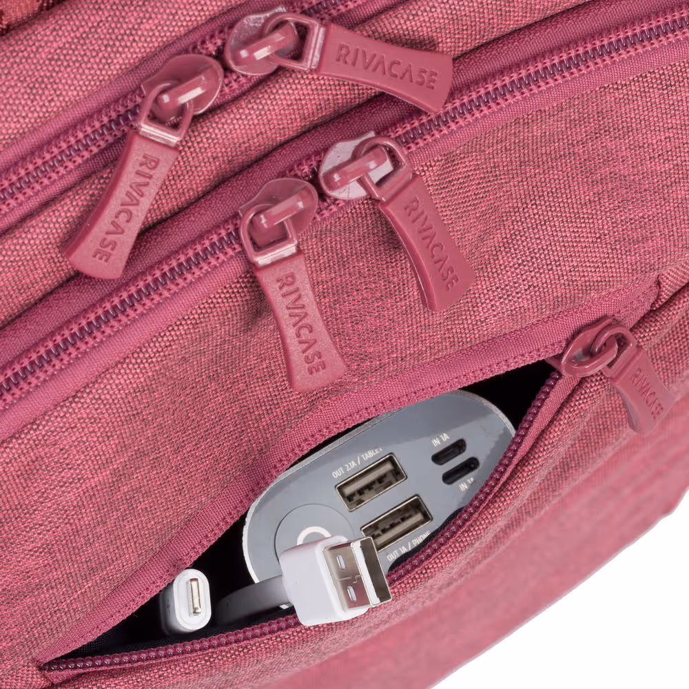 Sac à dos RIVACASE Pour Ordinateur Portable 7760 - 15,6 ''- Rouge 5
