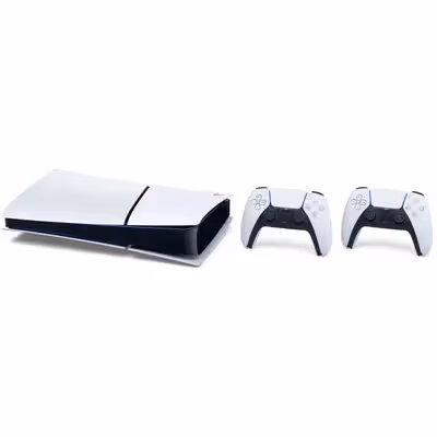 Pack PS5 Standard : Console PS5 (Modèle Slim) + 2ème Manette sans fil PS5 Dual Sense Blanche 5