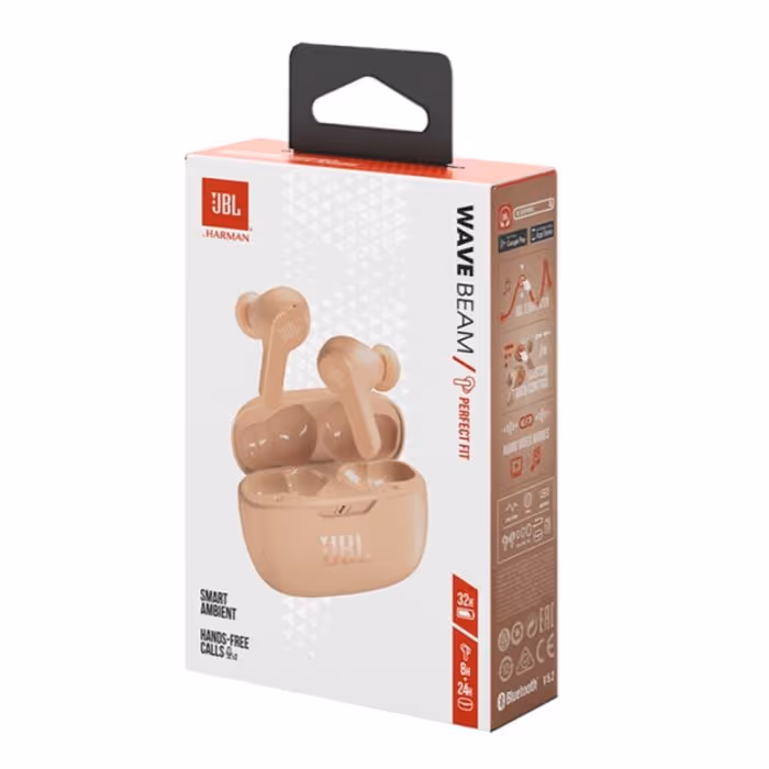 Écouteur sans fil JBL Wave Beam -Beige 7