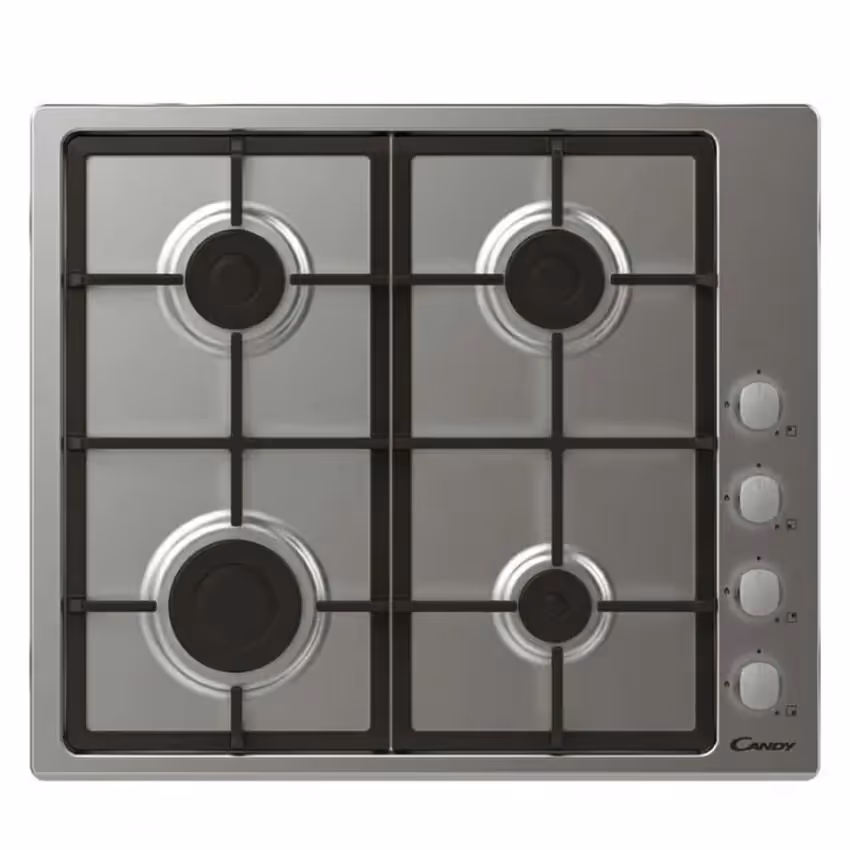 Plaque de cuisson Candy CHG6LX 4 Feu 60Cm - Inox
