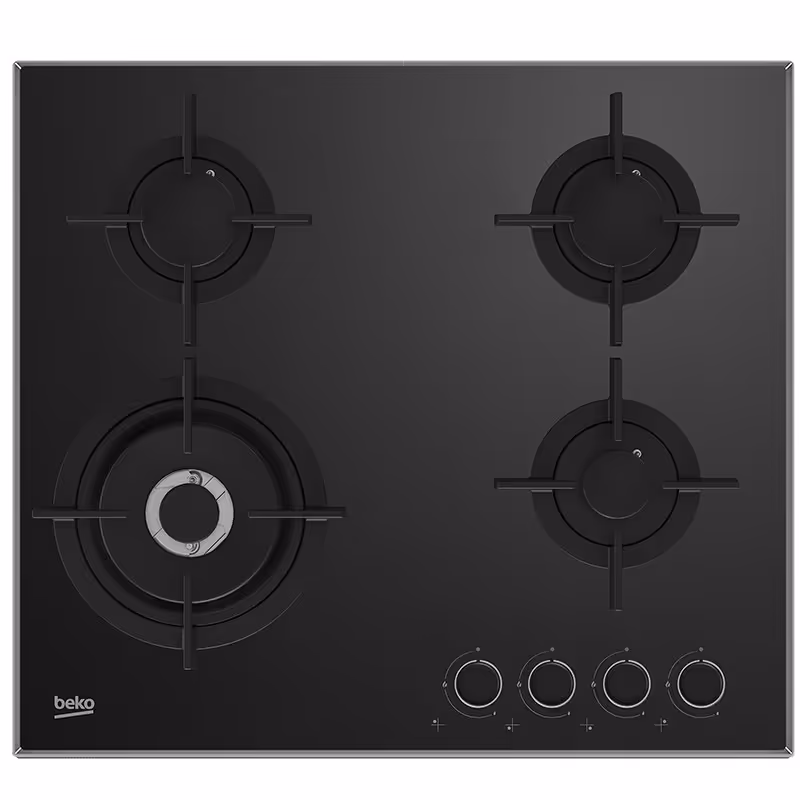 Plaque De Cuisson Encastrable BEKO HCLW64222S 4Feux 60cm - Noir